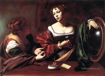 Martha et Marie Madeleine Caravage Peinture à l'huile
